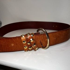 Leather belt